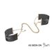 Metal handcuffs, stylish bracelets Bijoux Indiscrets Desir Metallique Handcuffs Black One Size