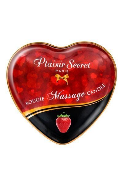 Масажна свічка ароматична сердечко Plaisirs Secrets (35 мл) SO1867 фото