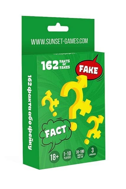 Еротична гра для пар Sunset Games (162 Fakts or Fakes) (UA, ENG, RU) SO5889 фото