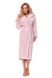 Warm long robe with hood L&L 2322 Soft, Нежно-розовый, L