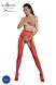 Erotic tights-bodystocking Passion ECO S003, Red, ONE SIZE, ONE SIZE