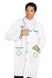 Leg Avenue Dr Graham O-Hash Costume, White, ONE SIZE, ONE SIZE