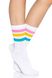 Носки женские в полоску Leg Avenue Pride crew socks Pansexual, 37–43 размер Белые SO8585 фото 1