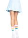 Носки женские в полоску Leg Avenue Pride crew socks Pansexual, 37–43 размер Белые SO8585 фото 5