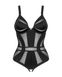Bodysuit with slit Obsessive Chic Amoria otwarte Black XL/2XL