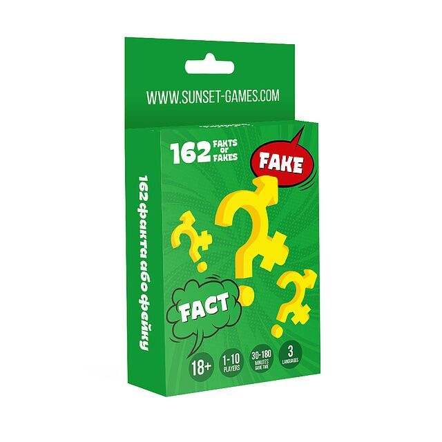 Эротическая игра для пар Sunset Games «162 Fakts or Fakes» (UA, ENG, RU) SO5889 фото