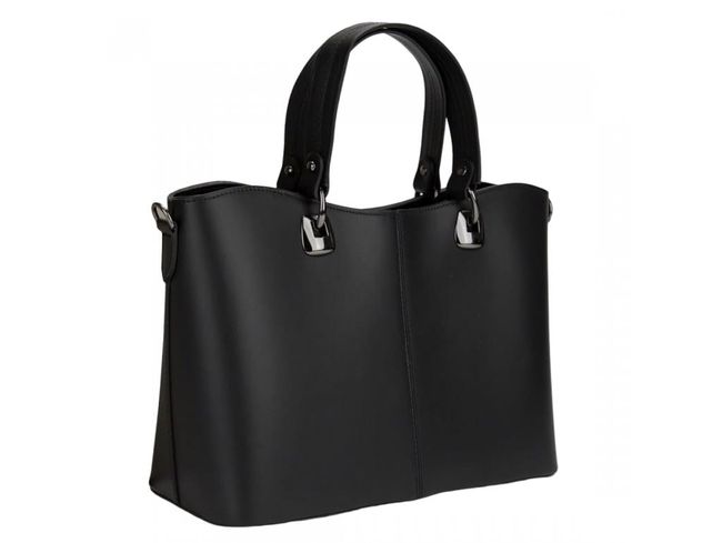 Classic women's bag Firenze Italy F-IT-7627A, Black