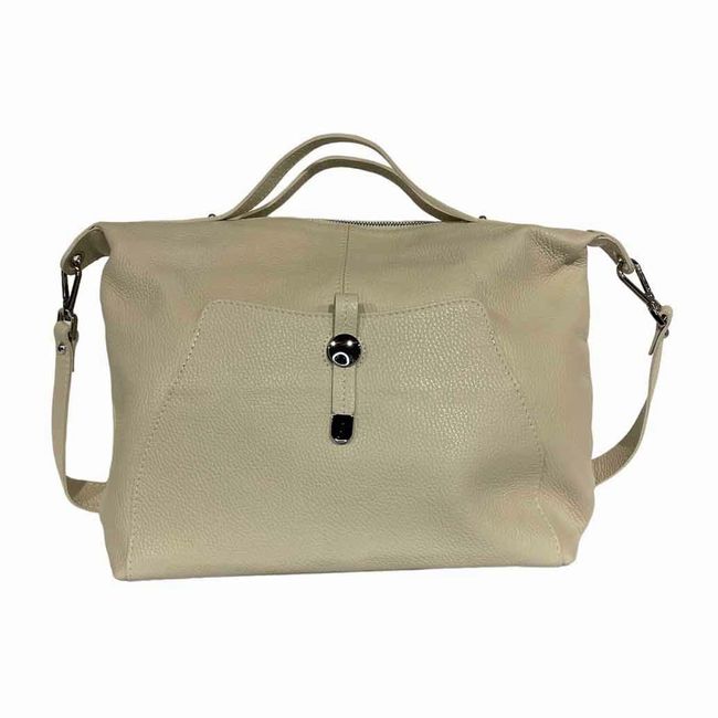 Стильна жіноча шкіряна сумка Italian Bags 111802 111802_beige фото