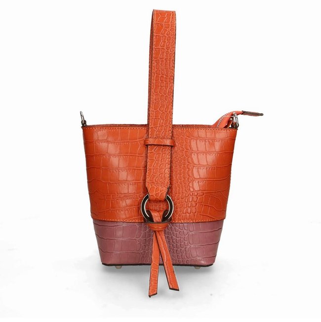Шкіряна сумка на кожен день Italian Bags 10359 10359_orange фото