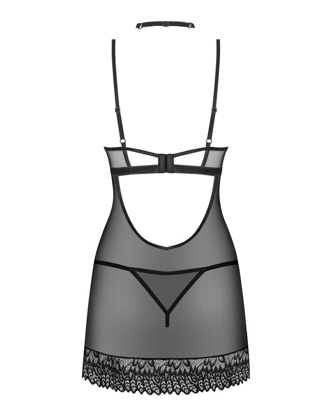 Сорочка Obsessive Donarella chemise Черный M/L 103190 фото