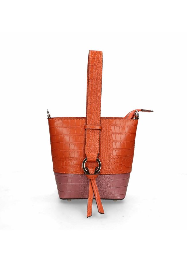 Шкіряна сумка на кожен день Italian Bags 10359 10359_orange фото