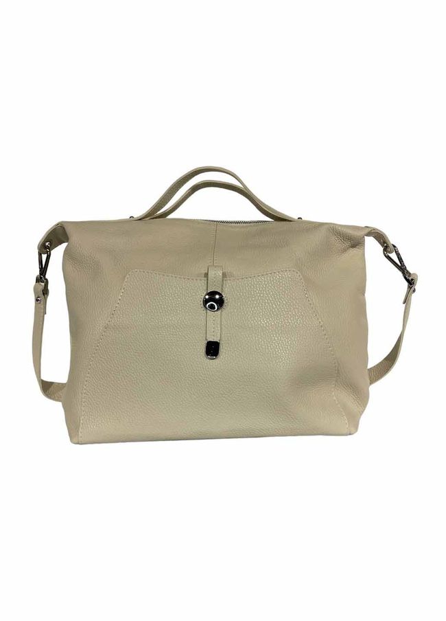 Стильна жіноча шкіряна сумка Italian Bags 111802 111802_beige фото