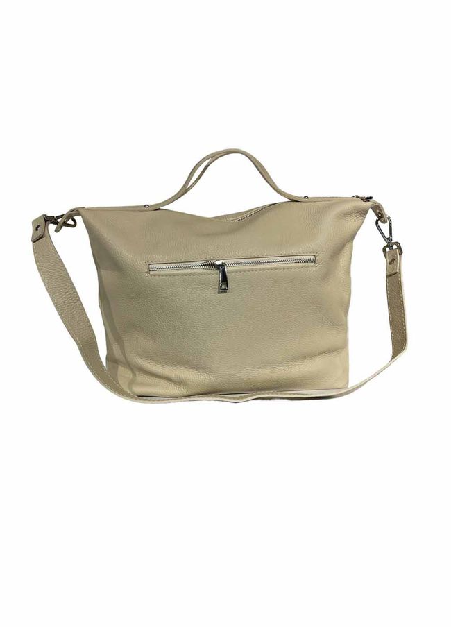 Стильная женская кожаная сумка Italian Bags 111802 111802_beige фото