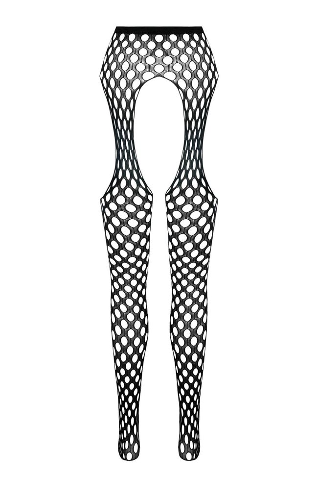 Erotic tights-bodystocking Passion ECO S003, Red, ONE SIZE, ONE SIZE