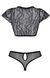 Lace set Passion LEAFA BIKINI ECO, Black, L, XL, L/XL