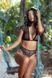 Lace set Passion LEAFA BIKINI ECO, Black, L, XL, L/XL