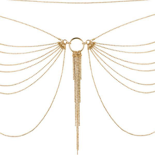 Ланцюжок трусики або ліф Bijoux Indiscrets Magnifique Waist Chain, прикраса на тіло SO2660 фото