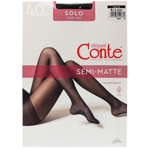 Nylon tights Conte Elegant Solo 40 Den, Мокко, 5, 5