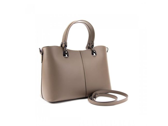 Classic women's bag Firenze Italy F-IT-7627T, Тауп