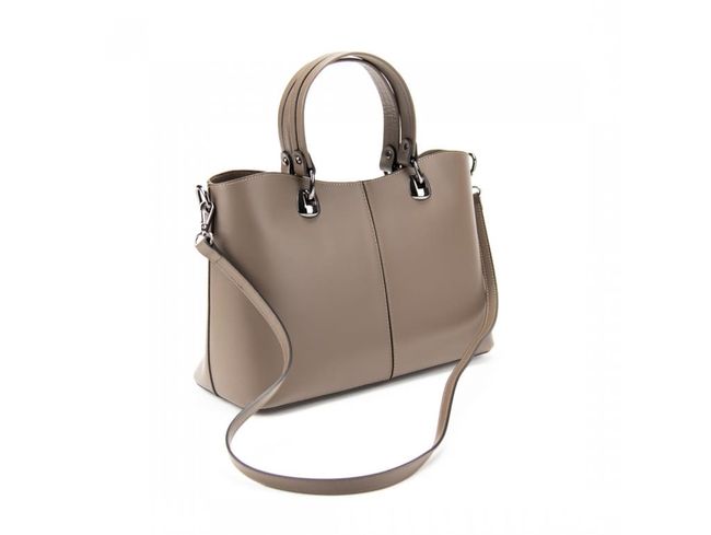 Classic women's bag Firenze Italy F-IT-7627T, Тауп