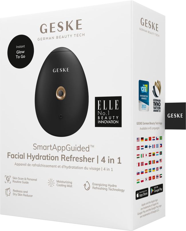 Електронний освіжувач для зволоження обличчя GESKE Facial Hydration Refresher 4в1 gray