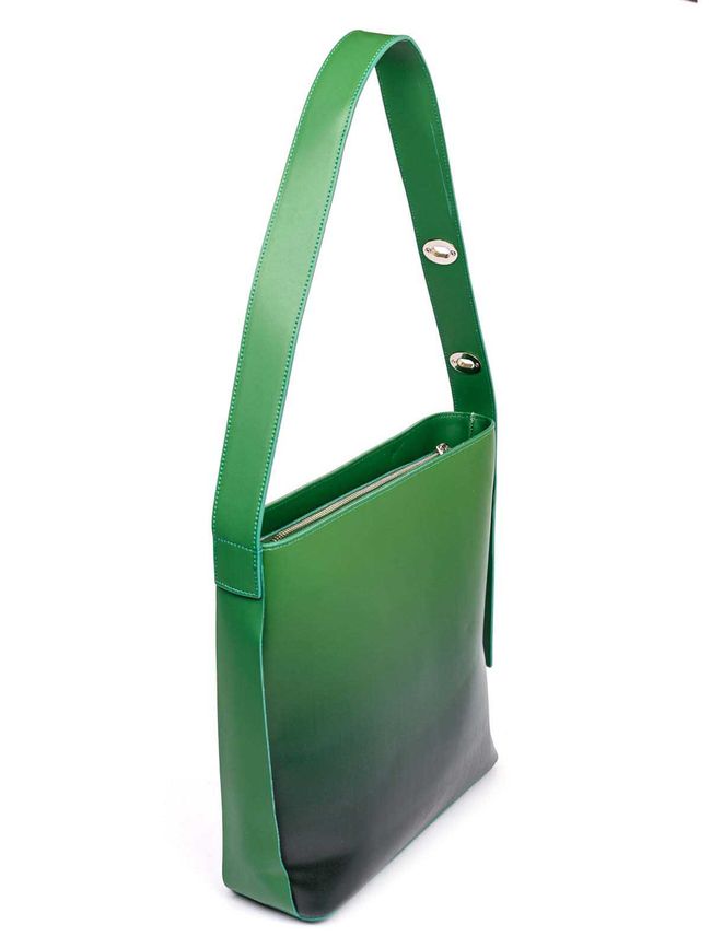 Деловая кожаная сумка Italian Bags 1747 1747_green фото
