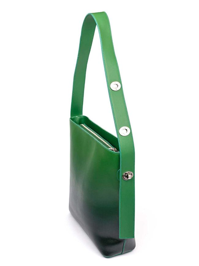 Ділова шкіряна сумка Italian Bags 1747 1747_green фото