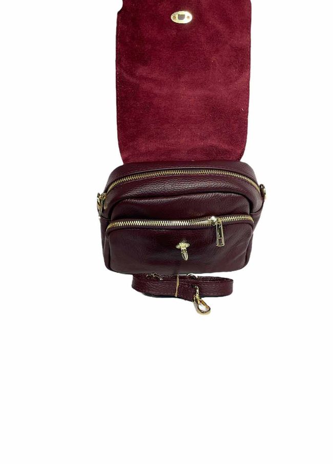 Кожаный клатч Italian Bags 11946 11946_bordo фото