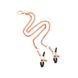 Liebe Seele Rose Gold Memory Collar with Nipple Clamps Rose Gold One Size