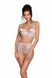 Set with a bra with a semi-open cup Passion LOVELIA BIKINI, White, 2XL, 3XL, 2XL/3XL