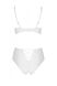 Set with a bra with a semi-open cup Passion LOVELIA BIKINI, White, L, XL, L/XL