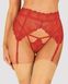 Gorgeous Lace Garter Belt Obsessive Lonesia, Red, L, XL, L/XL