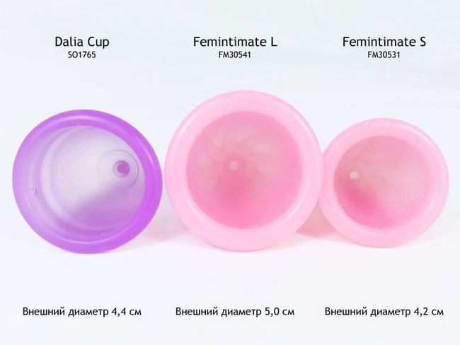 Менструальная чаша Femintimate Eve Cup размер L, диаметр 3,8см, для обильных выделений Розовый FM30541 фото
