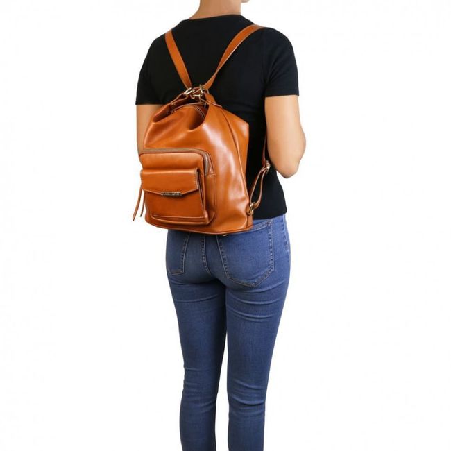 Женская кожаная сумка-рюкзак 2 в 1 Tuscany TL141535 1535_1_128 фото