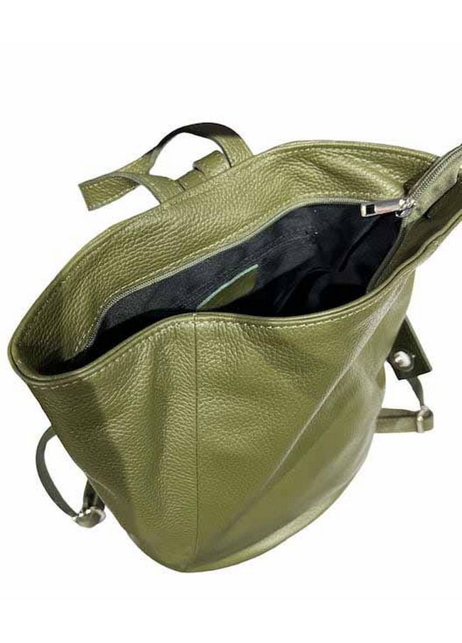 Рюкзак шкіряний Italian Bags 11307 11307_green фото