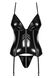 Латексний корсет і стринги Obsessive Stormea corset 87712 фото 3