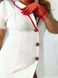 Эротический костюм медсестры D&A Исполнительная Луиза Бело-красный XL SO5137 фото 7