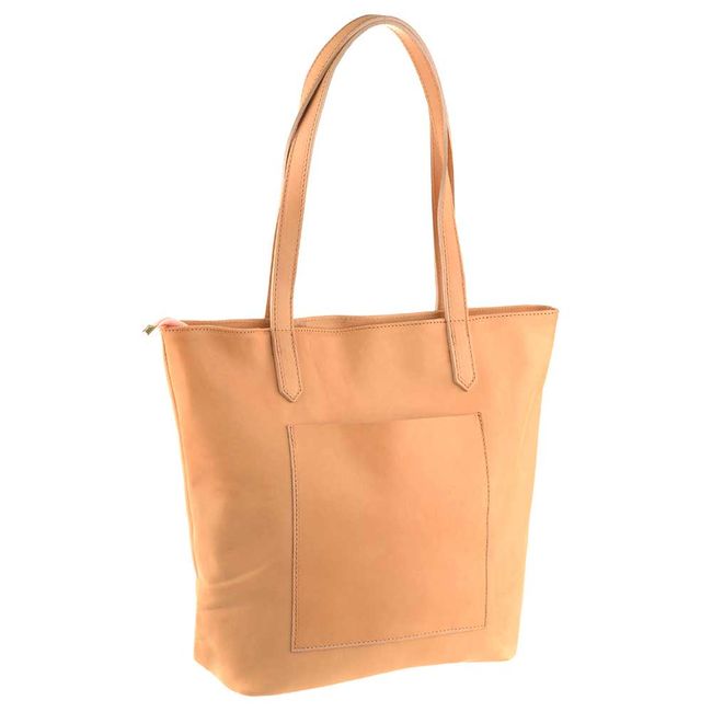 Велика шкіряна сумка Italian Bags 13341 13341_naturale фото