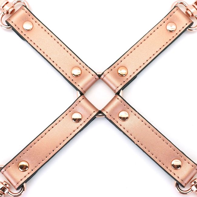 Крестовина Liebe Seele Rose Gold Memory Hog Tie Розово-золотистая One Size SO9498 фото