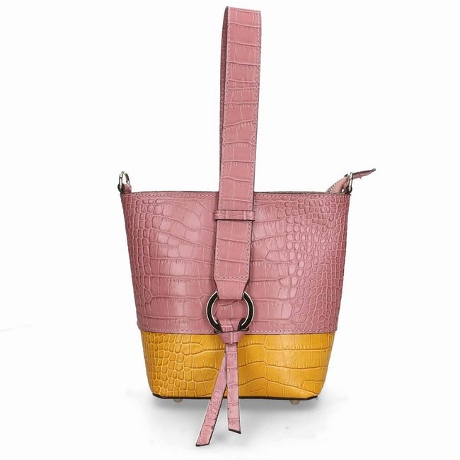 Шкіряна сумка на кожен день Italian Bags 10359 10359_roze фото