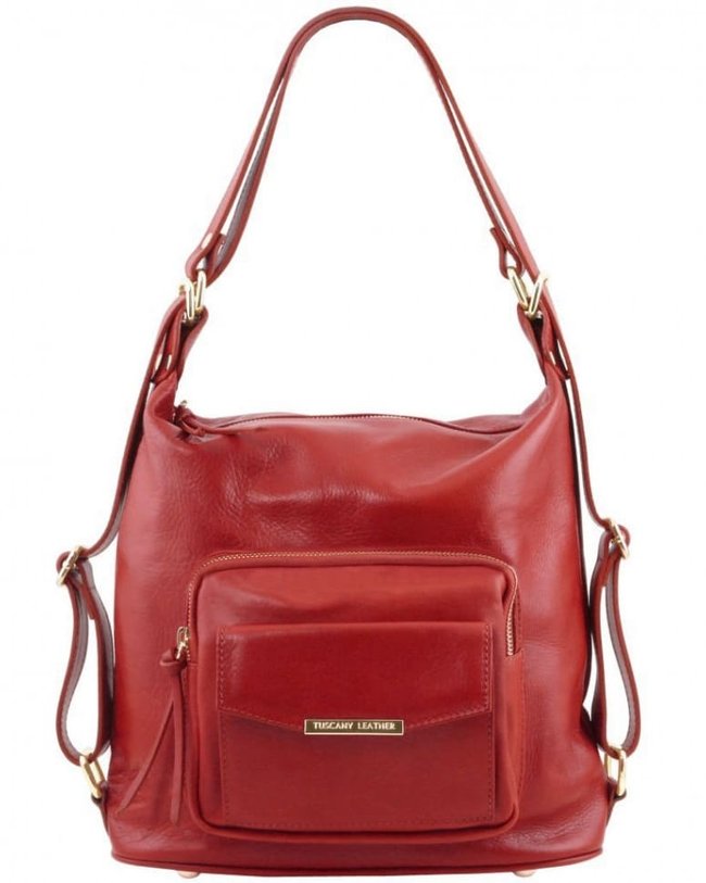 Жіноча шкіряна сумка-рюкзак 2 в 1 Tuscany TL141535 1535_1_4 фото