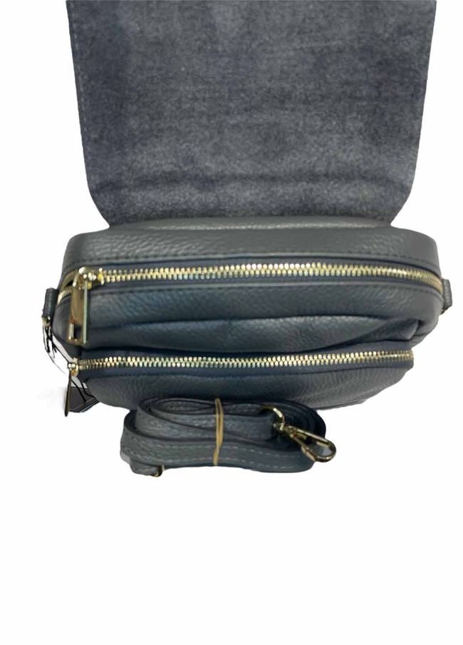 Кожаный клатч Italian Bags 11946 11946_dark_gray фото