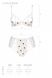 Set with a bra with a semi-open cup Passion LOVELIA BIKINI, White, 2XL, 3XL, 2XL/3XL