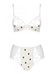 Set with a bra with a semi-open cup Passion LOVELIA BIKINI, White, 2XL, 3XL, 2XL/3XL