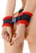 Наручники Art of Sex Handcuffs Soft Touch плюш Красные One Size SO8497 фото 1