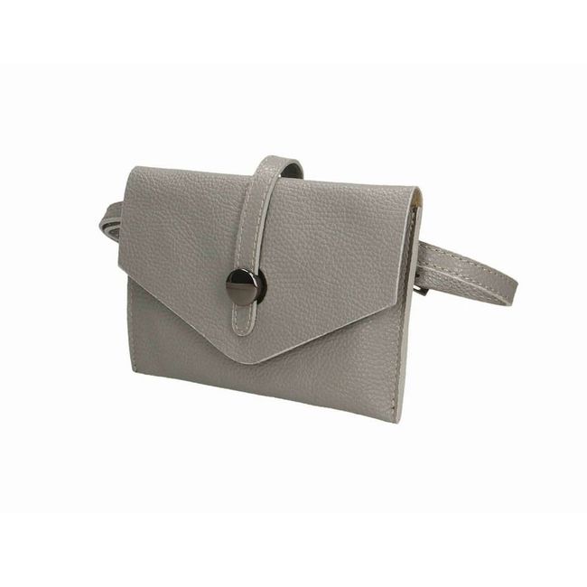Сумка на пояс кожаная Italian Bags 192626 192626_gray фото