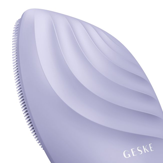 Електронна ультразвукова щітка для обличчя GESKE Sonic Facial Brush 5в1 purple