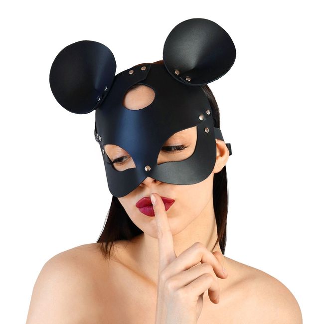 Маска мишки Art of Sex Mouse Mask One Size Чорна SO9649 фото
