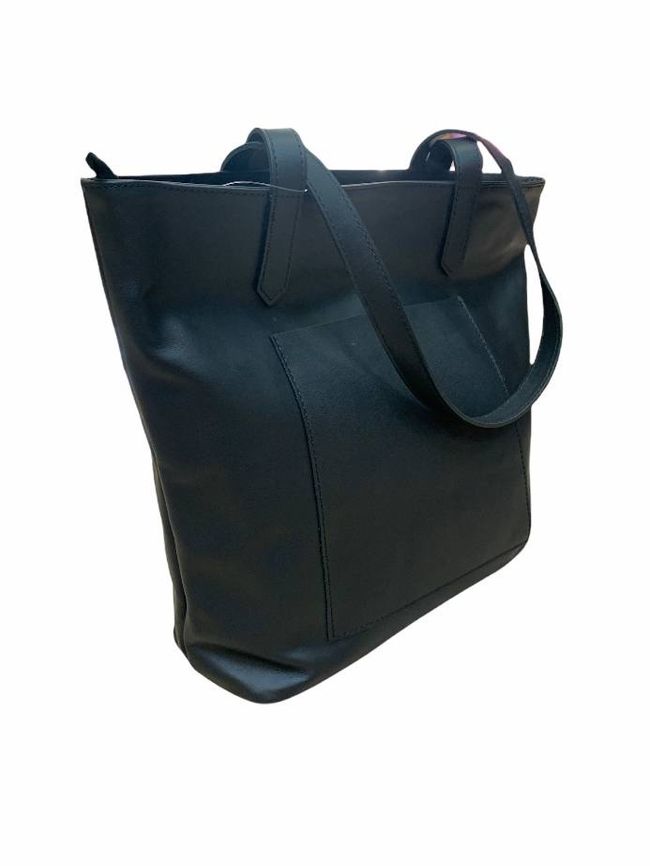 Велика шкіряна сумка Italian Bags 13341 13341_black_savage фото