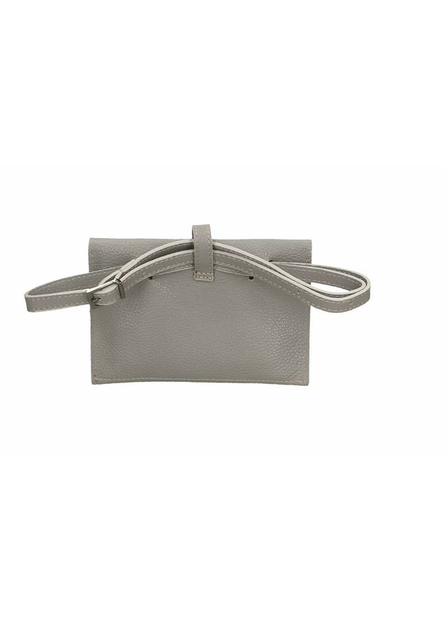 Сумка на пояс шкіряна Italian Bags 192626 192626_gray фото